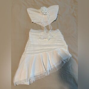 Princess Polly White Mini Skirt Set